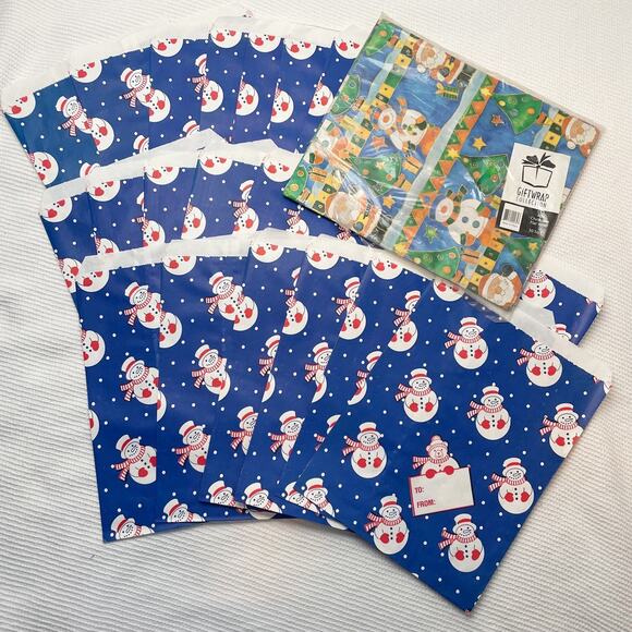 Vintage gift bags and vintage wrapping paper - Picture 1 of 12